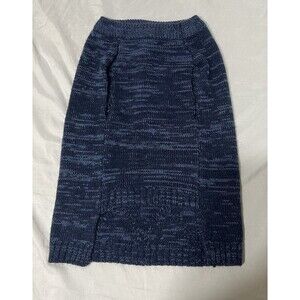 Dog sweater medium Blue knit cute Warm  Boho Trendy Pet Dog Mom C